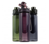 Пляшка спортивна для води Kamille 750 мл., пластик (трітан) (чорний, бордовий, темно-зелений, синій)