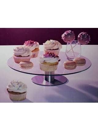 Підставка під торт скляна Empire Кристал Ø 30 см