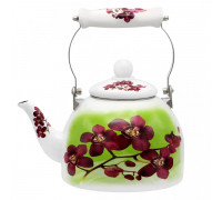 Чайник емальований Zauberg Орхідея Бордо 2,0 л. 