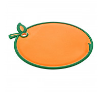 Дошка кухонна для нарізання Irak Plastik "Апельсин" 30*30,5 см.