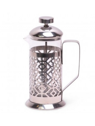 Френч-прес Kamille Геометрія 1000 мл (нержавіюча сталь, скло)