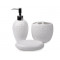 Набір аксесуарів для ванної кімнати Lefard 3 предмети (мильниця, стакан для зубних щіток, дозатор для мила)