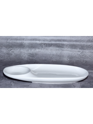 Блюдо овальне з соусницею S&T 15'