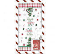 Подарунковий набір рушничків в коробці Ardesto Christmas Tree 38х63см, 2шт, 100% бавовна, зелений