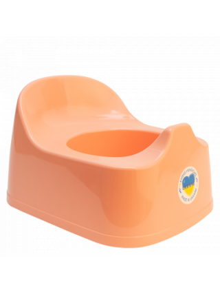Горщик дитячий "Малятко" 29*23*17см. (абрикосовий)