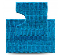 Набір килимів в ванну кімнату Dariana Матрас 55*80+55*50 см (2шт.) (блакитний)