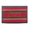 Килим гумовий Dariana Multicolor 40*60 см з ворсовим покриттям (червоний)