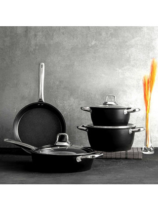 Каструля алюмінієва Casa Royal Pearl Luxury 4,5 л 24 см з антипригарним покриттям для індукції