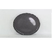 Тарілка обідня Ardesto Lazio, 27см, кераміка, сірий темний