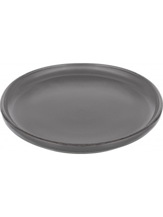 Тарілка обідня Ardesto Lazio, 27см, кераміка, сірий темний