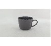 Кружка 400см Ardesto Lazio, кераміка, сірий темний