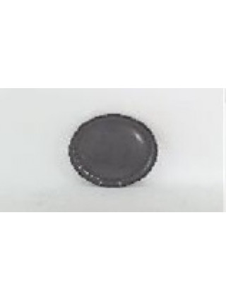 Тарілка десертна Ardesto Lazio, 20.5см, кераміка, сірий темний