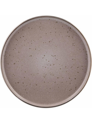 Тарілка обідня Ardesto Fasano, 26см, кераміка, сіро-коричневий