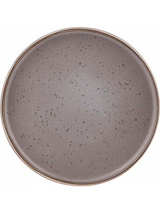 Тарілка десертна Ardesto Fasano, 19.6см, кераміка, сіро-коричневий