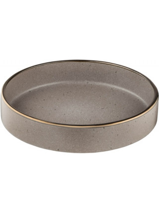 Тарілка супова Ardesto Fasano, 850мл, 20см, кераміка, сіро-коричневий