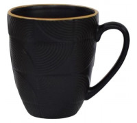 Кружка 380 мл Ardesto Dafne кераміка, чорний