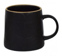 Кружка 420 мл Ardesto Dafne, кераміка, чорний