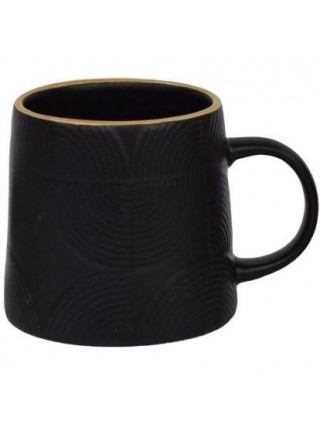 Кружка 420 мл Ardesto Dafne, кераміка, чорний