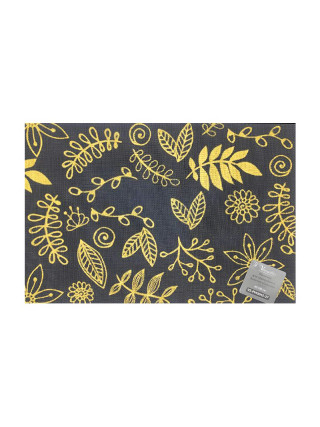 Килимок для сервірування Versailles Золотий візерунок 45*30 см, чорний