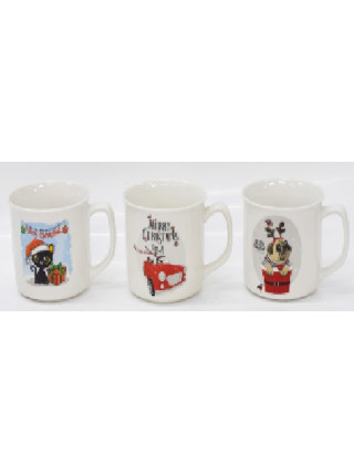 Кружка 360 мл Ardesto Merry Christmas, порцеляна,  в асортименті