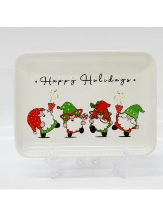 Блюдо Ardesto Gnomes, 20*15см, порцеляна, прямокутне