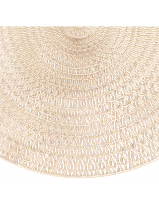 Килимок сервірувальний Ardesto Gold, 38см, ПВХ, кругла, золотистий