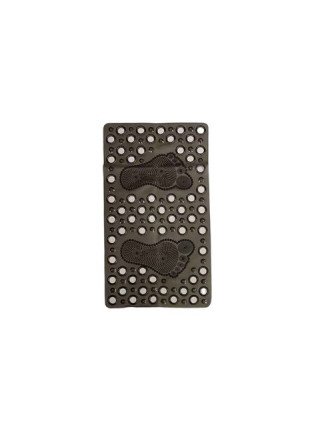 Килимок для ванної масажний Eco Fabric "Ніжки" 68*37см, прозоро-чорний