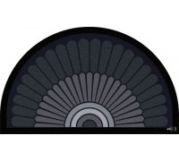 Килимок придверний напівкруглий 45*75 см.