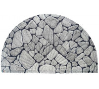 Килимок придверний напівкруглий 45*75 см.