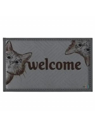 Килим гумовий 40*60*0,2 см принтований "Welkome"