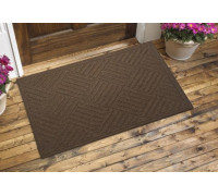 Килим гумовий 80*120*0,2 см з ворсовим покриттям (коричневий)