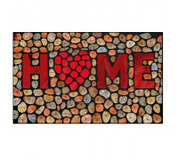 Килим гумовий 45*75*0,4 см принтований, "Home" 