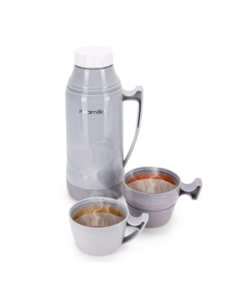 Термос зі скляною колбою Kamille 600 мл., пластиковий корпус 