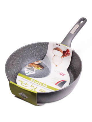 Сотейник Kamille Granite d-30 см., h-8 см. з мармуровим антипригарним покриттям