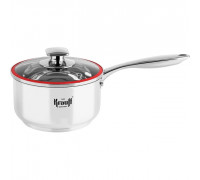 Ківш Krauff Prime Сhef mini д.12 см. 0,7 л  із скляною кришкою 