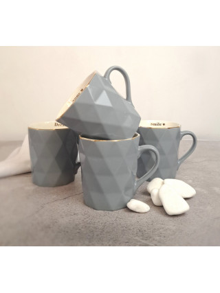 Кружка 330 мл Vittora Крижана сіра