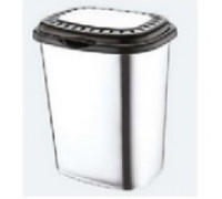 Корзина для білизни OZER 41 л з декором МЕТАЛІК 425*330*510 мм