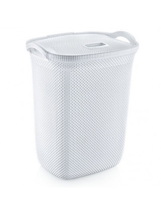 Корзина для білизни Honeycomb 63 л, 47*37*101,5 см (білий)