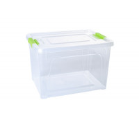 Контейнер універсальний "Smart Box" 1,2 л. 16*12,5*10,5 см (прозорий/оливковий)