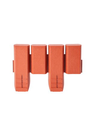 Огорожа для клумб і грядок 130*90 см, текстура дерева (теракот)