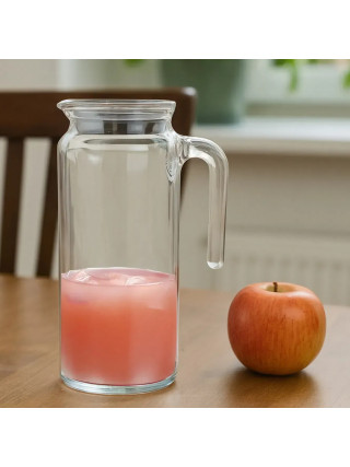 Глечик Pasabahce Сара з сірою кришкою v-1л, h-22см (под.уп.)