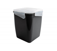 Контейнер універсальний "Фієста" (глибокий) 1 л. (граніт/прозорий)