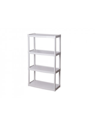 Стелаж універсальний 4 секції, 137*82*37 см (біла роза)