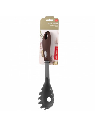 Ложка для спагеті Ardesto Gemini, 28 см, нейлон, сіро-коричневий
