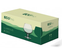 Набір келихів ECOMO LUMOUS для бренді 6*330 мл