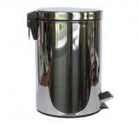Відро для сміття з педаллю Feniks 7 л (хромоване)