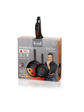Набір сковорід Krauff Smart Fryалюм. з антипр. покриттям, діам.24см, 28см .