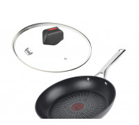 Сковорода універсальна Krauff MasterChef 24 см зі скляною кришкою, 