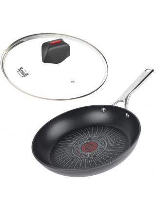 Сковорода універсальна Krauff MasterChef 26 см зі скляною кришкою, 
