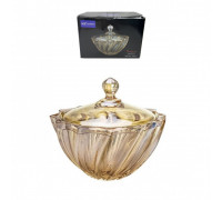 Цукерниця для солодощів з кришкою Helios Фьюжн Амбер 190 мм 1шт